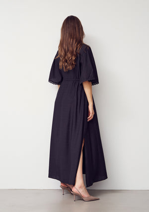 I SAY Ane Long Dress Dresses 900 Black