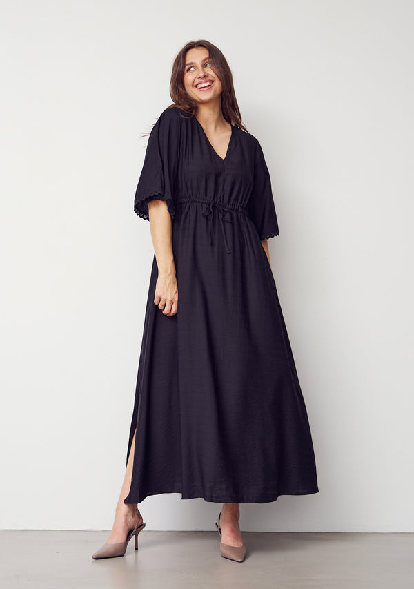 I SAY Ane Long Dress Dresses 900 Black
