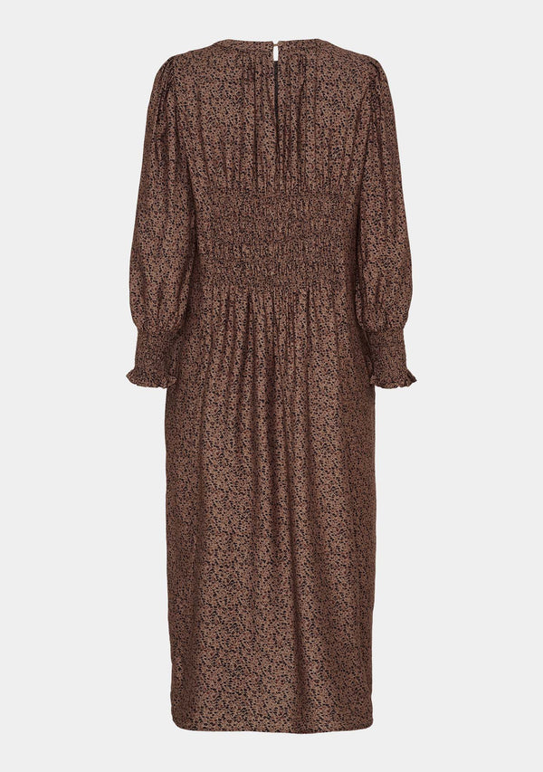 I SAY Ane Smock Dress Dresses M81 Wine Flower Dream
