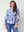 I SAY Ane Smock Shirt Shirts N21 Blue Graphical