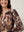 I SAY Ane V-Neck Dress Dresses N58 Brown Drawing
