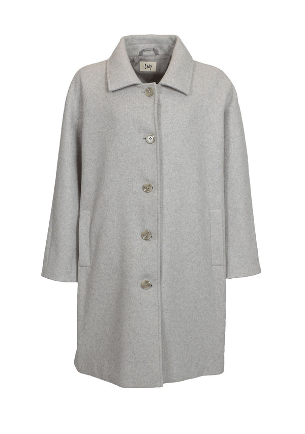 I SAY Anke Coat Outerwear 945 light Grey melange 