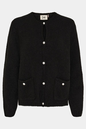 I SAY Anna Classic Cardigan Knitwear 900 Black