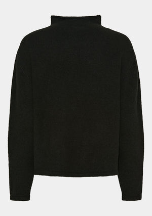 I SAY Anna Highneck Pullover Knitwear 900 Black