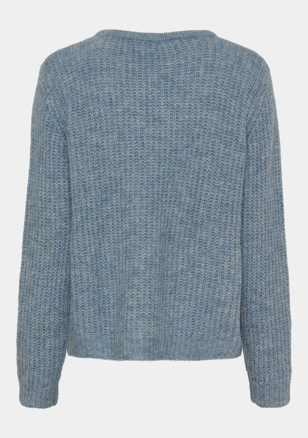 I SAY Anna String Pullover Knitwear 678 Ice Blue