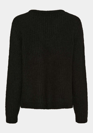 I SAY Anna String Pullover Knitwear 900 Black