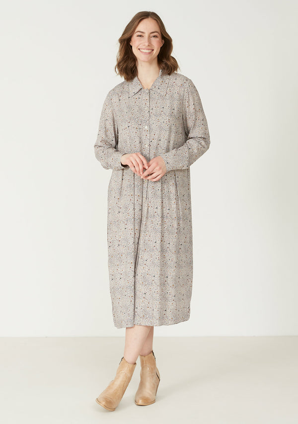 I SAY Annica Button Dress Dresses J67 Minimalisme