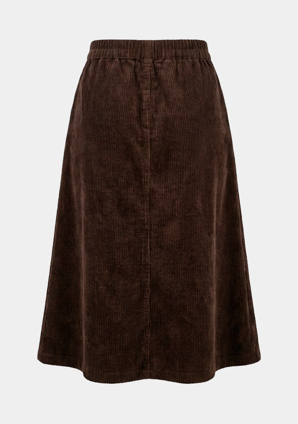 I SAY Barbel Corduroy Skirt Skirts N19 Washed Taupe