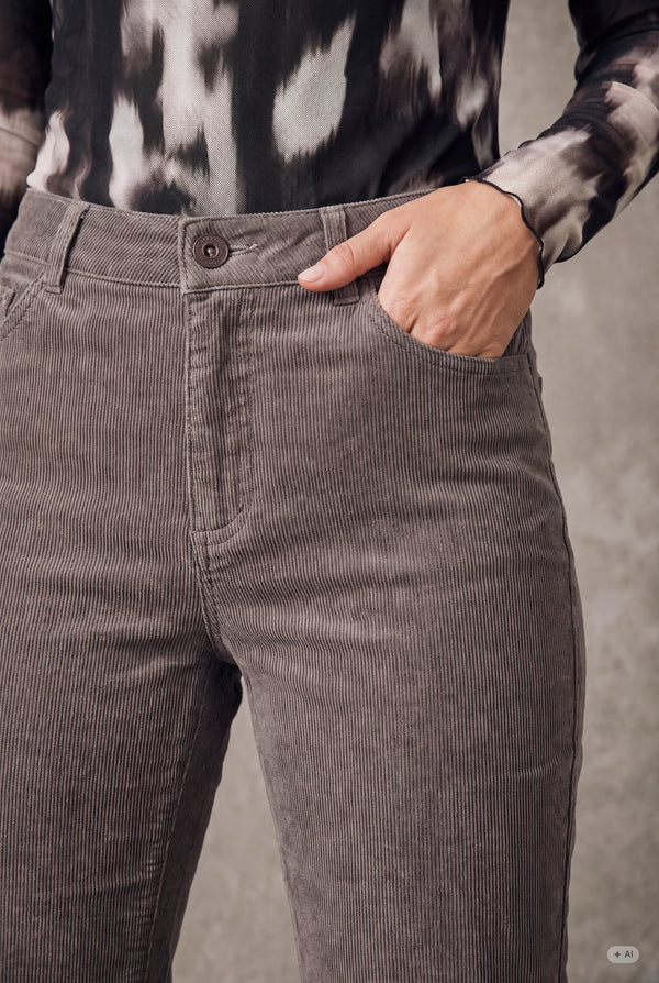 I SAY Barbel Pant Pants N19 Washed Taupe