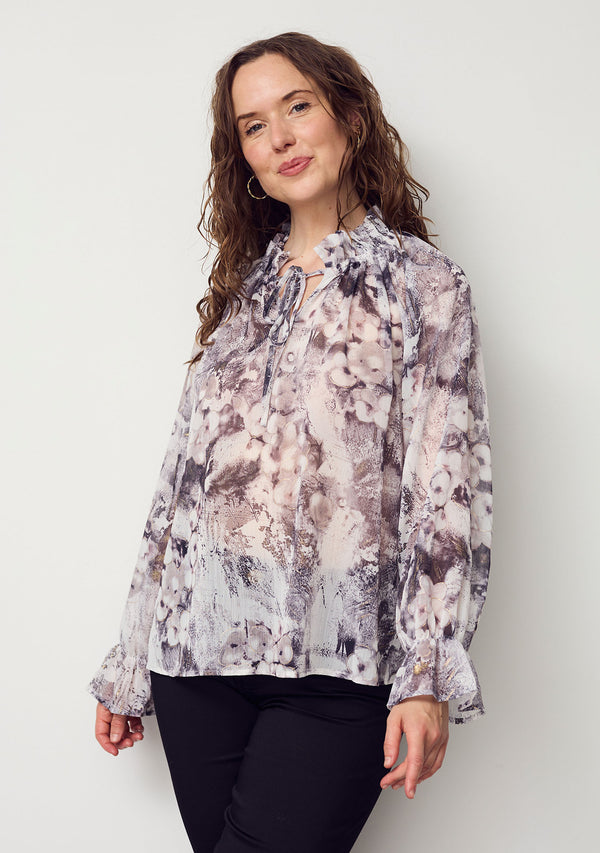 I SAY Beate Blouse Blouses M18 Golden Grey