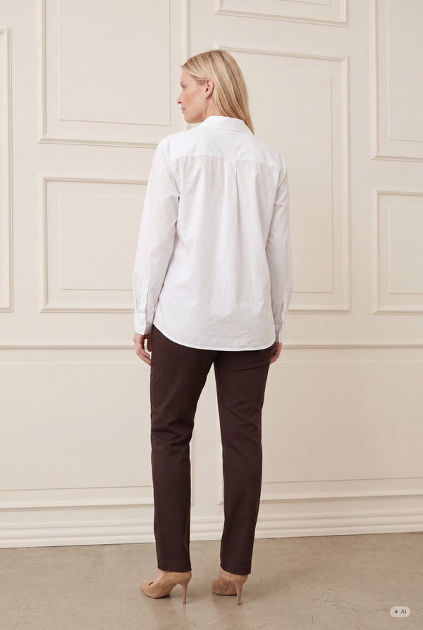 I SAY Bellis Deco Shirt Shirts 100 White