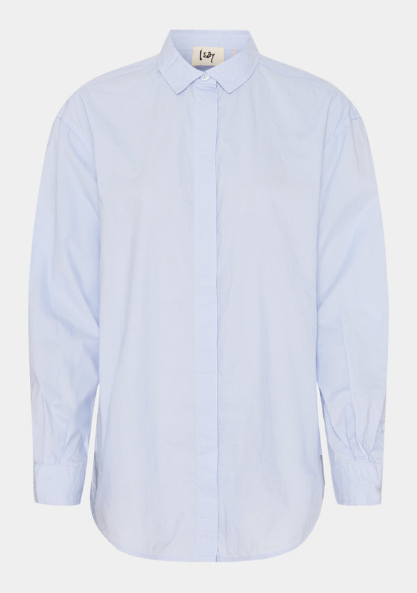 I SAY Bellis Long Shirt Shirts 619 Light Blue