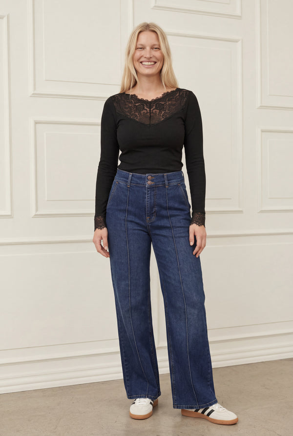 I SAY Bologna Jeans Pants 662 Dark denim