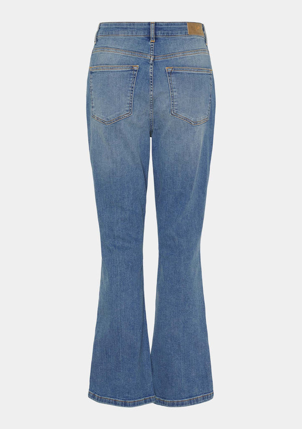 I SAY Bologna Kickflare Jeans Pants 606 Mid Denim