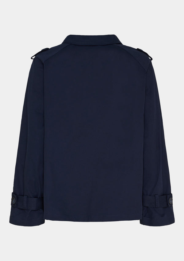 I SAY Botelle Short Coat Outerwear 640 Navy