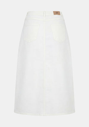 I SAY Carpi Denim Skirt Skirts 101 Broken White