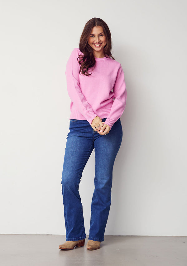 I SAY Carpi Flare Jeans Pants 643 Denim