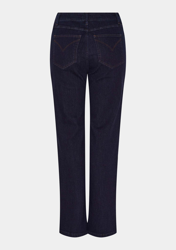 I SAY Carpi Long Straight Jeans Pants N56 Carpi Dark Wash