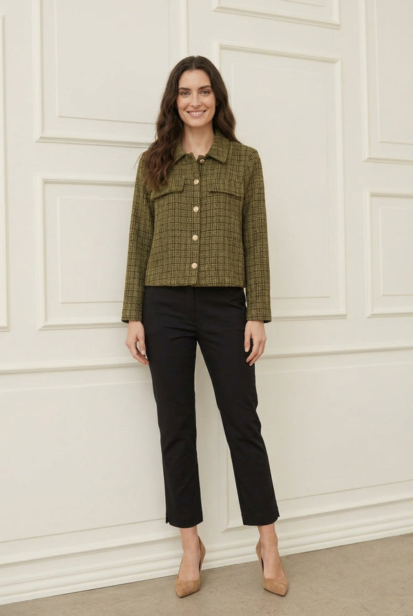 I SAY Chia Blazer Jackets N46 Khaki Mix