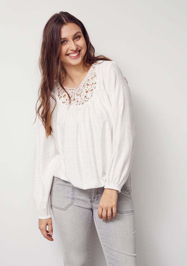 I SAY Cleo Lace Blouse Blouses 101 Broken White