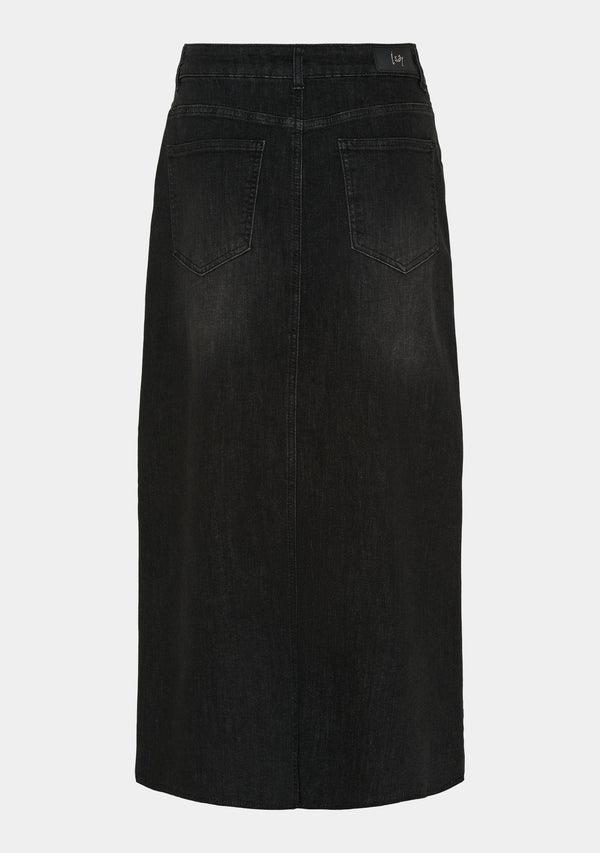 I SAY Como Denim Skirt Skirts 927 Washed Black