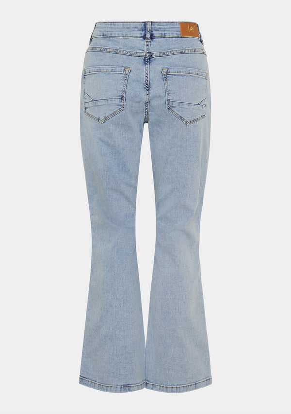 I SAY Como Flare Jeans Pants K41 Summer Blue Wash