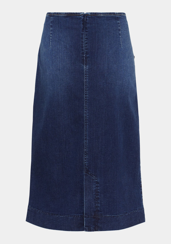 I SAY Como Highwaist Skirt Skirts 662 Dark denim