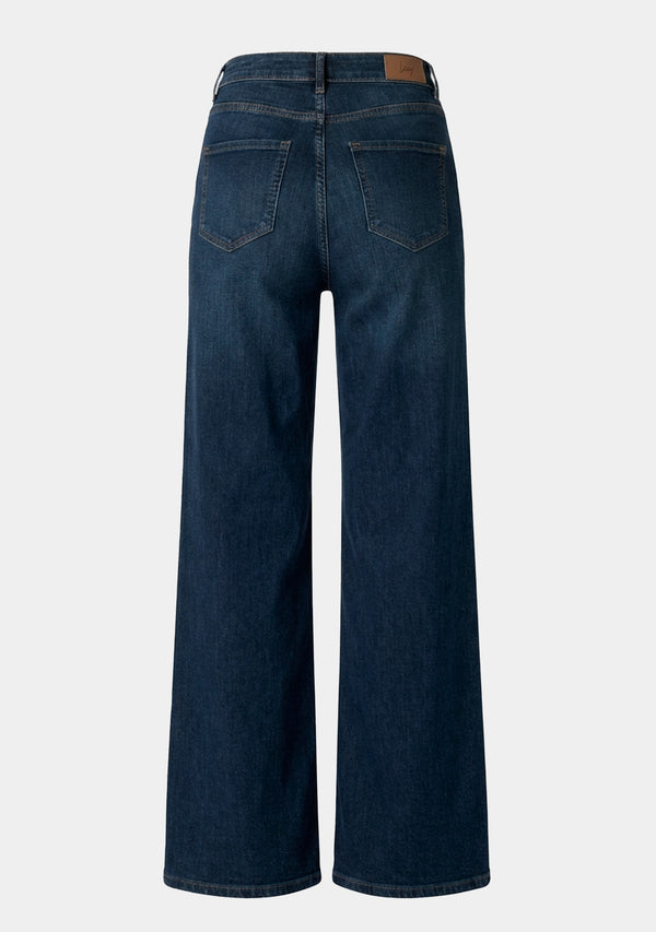 I SAY Como Long Wide Jeans Pants 662 Dark denim