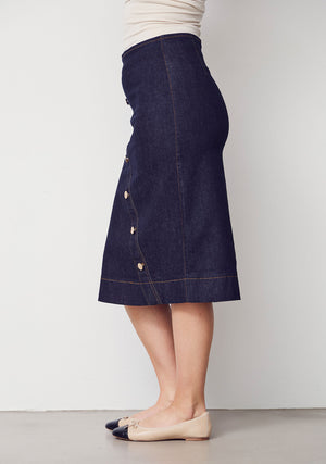 I SAY Como New Skirt Skirts K97 Unwashed Denim
