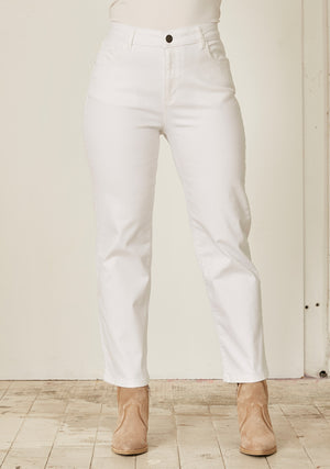 I SAY Como Straight Pant Pants 100 White