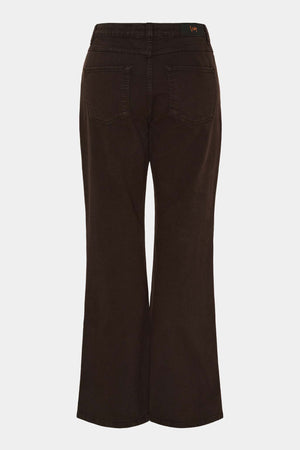I SAY Como Twill Button Pant Pants 356 Dark brown