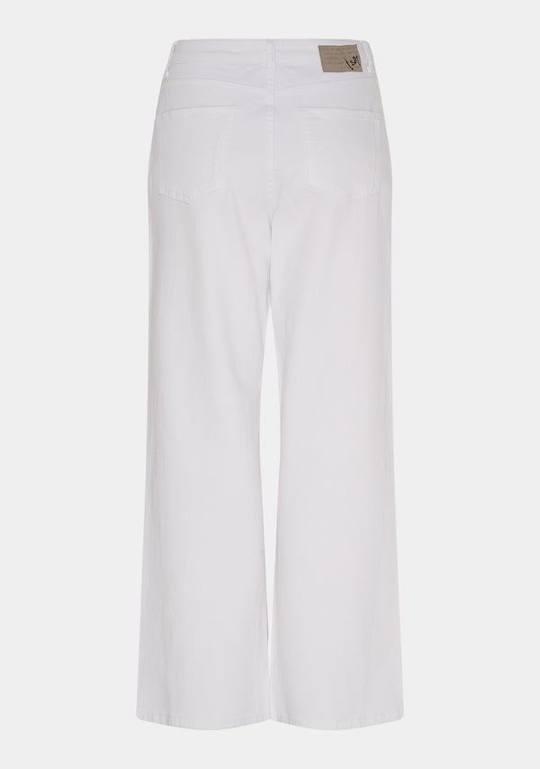 I SAY Como Twill Wide Pant Pants 100 White