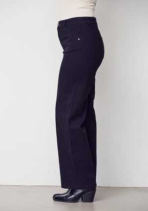 I SAY Como Twill Wide Pant Pants 900 Black