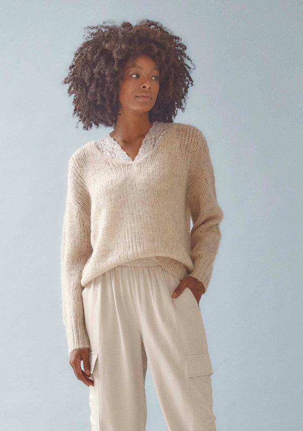 I SAY Cosima Knit Knitwear 507 Powder