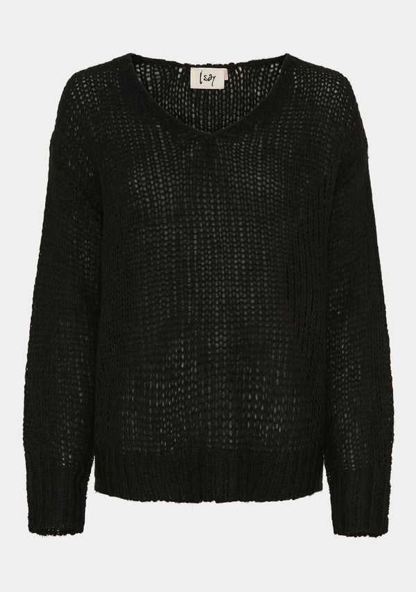 I SAY Cosima Knit Knitwear 900 Black