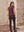 I SAY Cosima Waistcoat Knitwear N69 Wine Melange