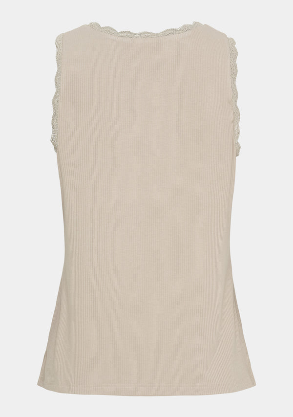 I SAY Dee O-Neck Top Tops 112 Sand