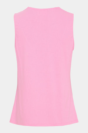 I SAY Dee V-Neck Top Basics 515 Hot pink