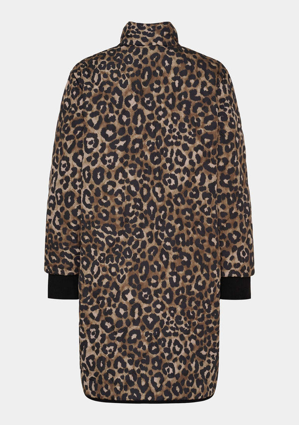 I SAY Diddi Printed Coat Outerwear M86 Leo