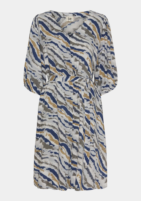 I SAY Dunja Dress Dresses L83 Blue Waves