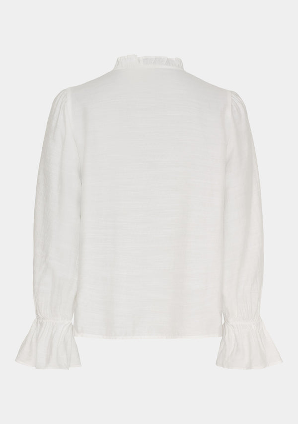 I SAY Elly Flounce Blouse Blouses 101 Broken White