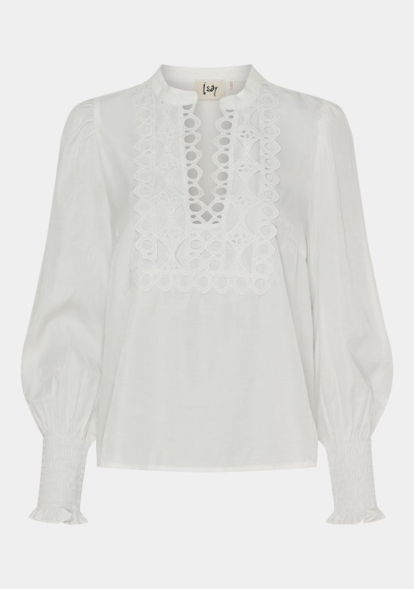 I SAY Emily Blouse Blouses 101 Broken White