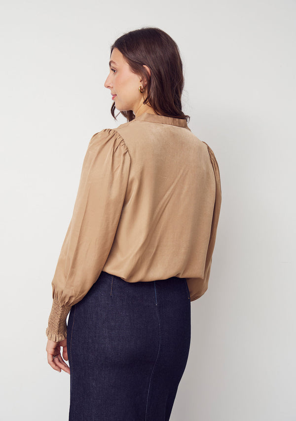 I SAY Emily Blouse Blouses 321 Luxury Camel