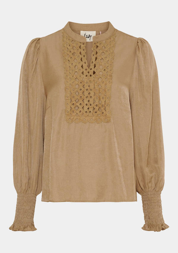I SAY Emily Blouse Blouses 321 Luxury Camel