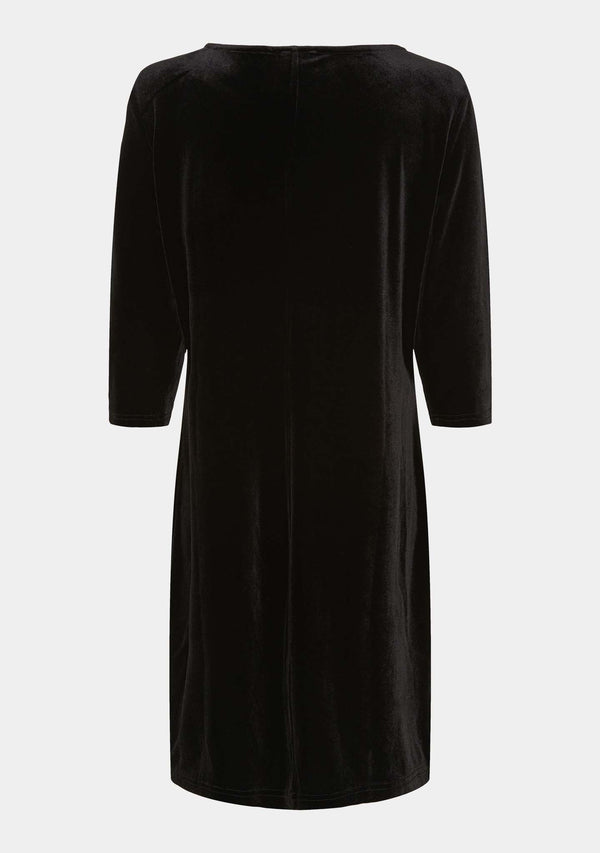 I SAY Ewy Velvet Dress Dresses 900 Black