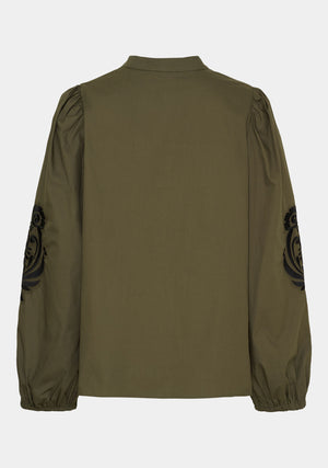 I SAY Faja Blouse Blouses 885 Khaki