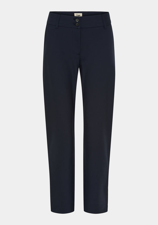 I SAY Firenze Stretch Chino Pants 640 Navy