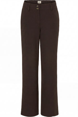 I SAY Firenze Wide Pant Pants 356 Dark brown