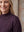 I SAY Frigga A-Shape Pullover Knitwear 419 Aubergine