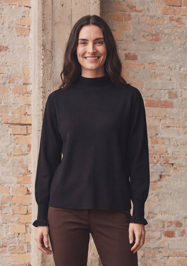 I SAY Frigga New Pullover Knitwear 900 Black